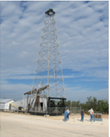 Photograph of the Santa Rita No. 1 well